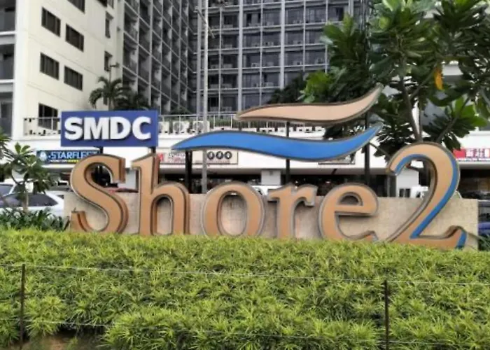 With Balcony Near In Mall Of Located In Shore1 And 2 Residences 3* Manila