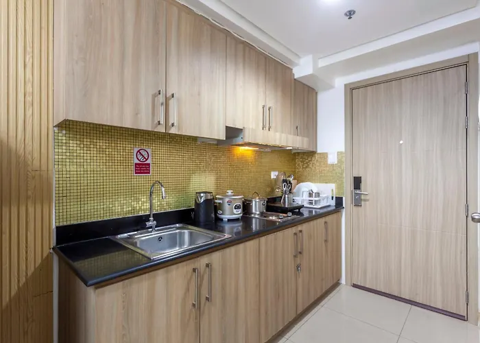 With Balcony Near In Mall Of Located In Shore1 And 2 Residences Aparthotel Manila