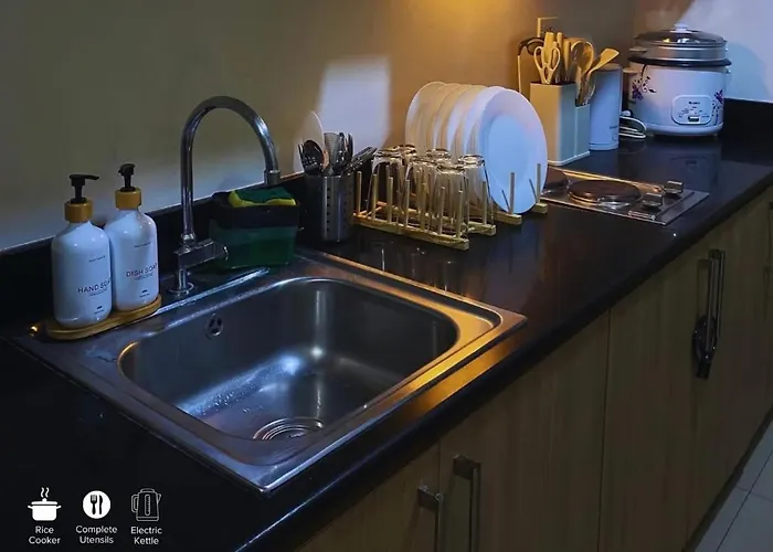 Aparthotel With Balcony Near In Mall Of Located In Shore1 And 2 Residences 3*