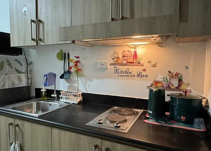 Aparthotel With Balcony Near In Mall Of Located In Shore1 And 2 Residences