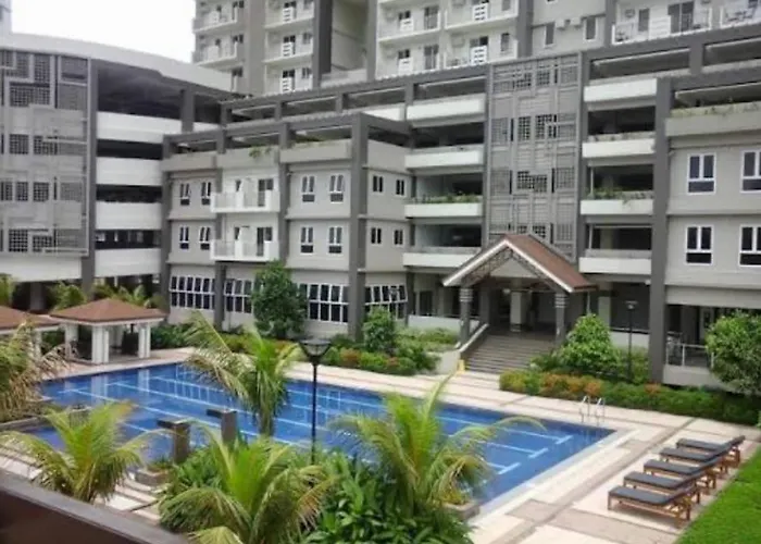 Aparthotel With Balcony Near In Mall Of Located In Shore1 And 2 Residences Manila