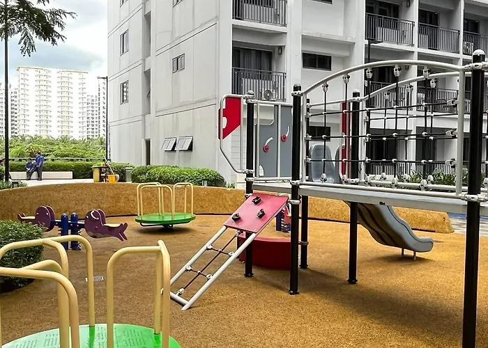 Aparthotel With Balcony Near In Mall Of Located In Shore1 And 2 Residences Manila