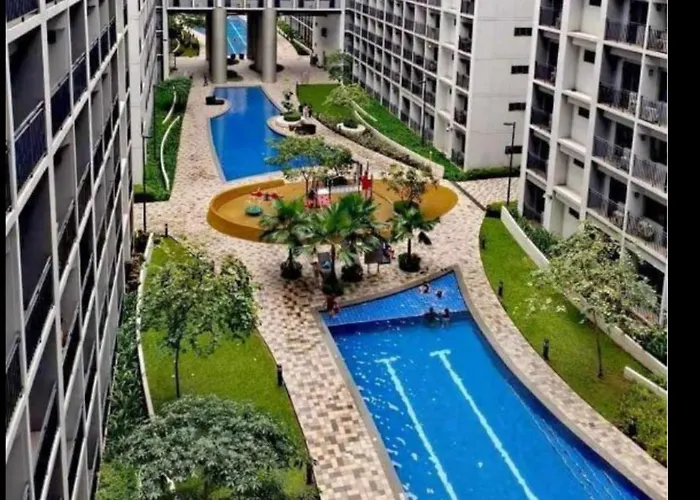 Aparthotel With Balcony Near In Mall Of Located In Shore1 And 2 Residences
