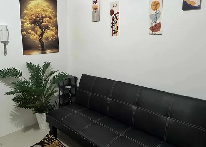 Aparthotel With Balcony Near In Mall Of Located In Shore1 And 2 Residences 3*