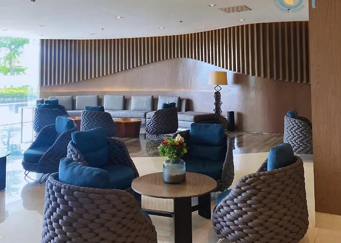 Aparthotel With Balcony Near In Mall Of Located In Shore1 And 2 Residences