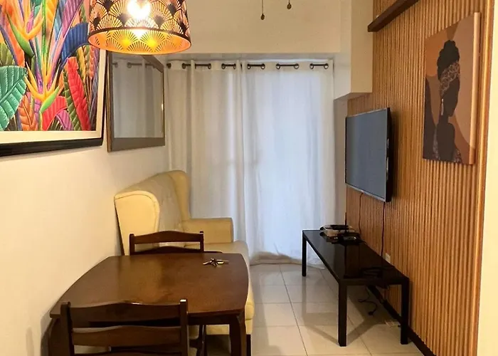 With Balcony Near In Mall Of Located In Shore1 And 2 Residences Manila